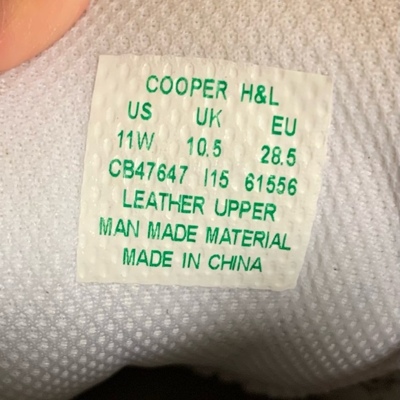 Stride rite Cooper Velcro kids white tennis shoes - Picture 9 of 9